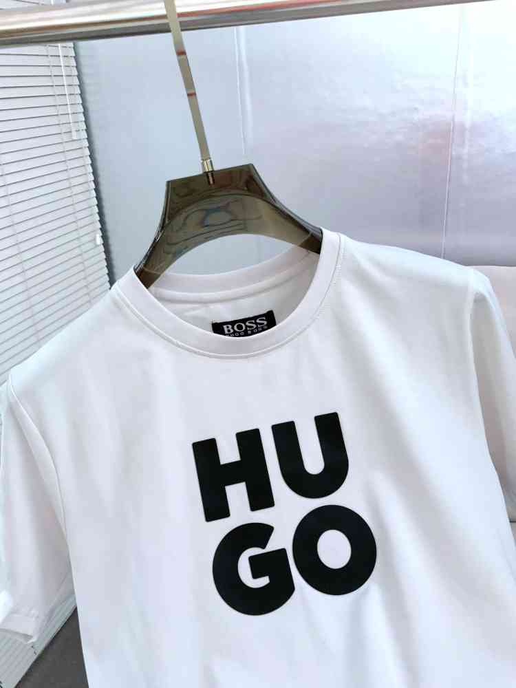 Hugo Boss White Premium Quality Polo Tees-thumb-2