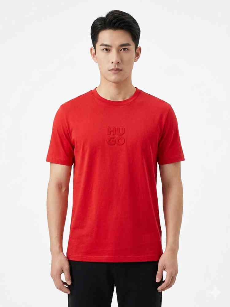 Red Hugo Boss White Premium Quality Polo Tees