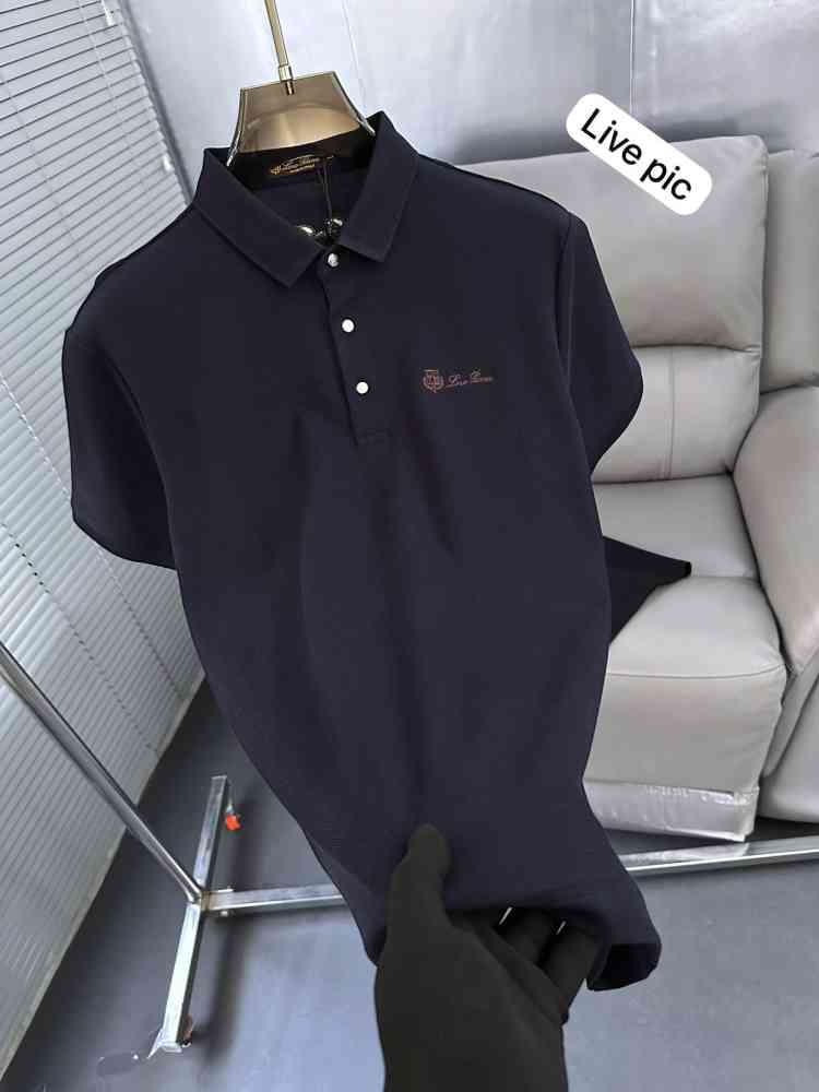 Loro Piana Blue Premium Quality T-Shirt-1