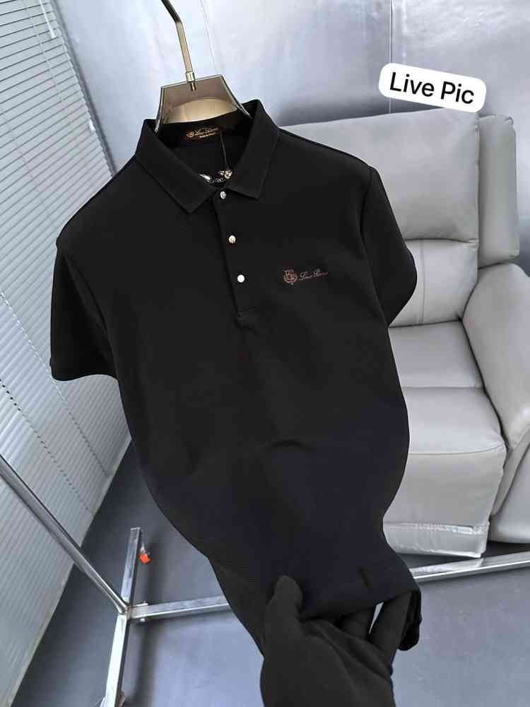 Loro Piana Black Premium Quality T-Shirt-1