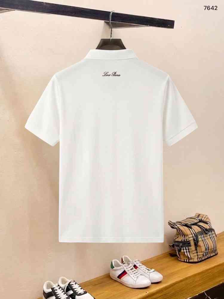 Loro Piana White Premium Quality T-Shirt-thumb-1