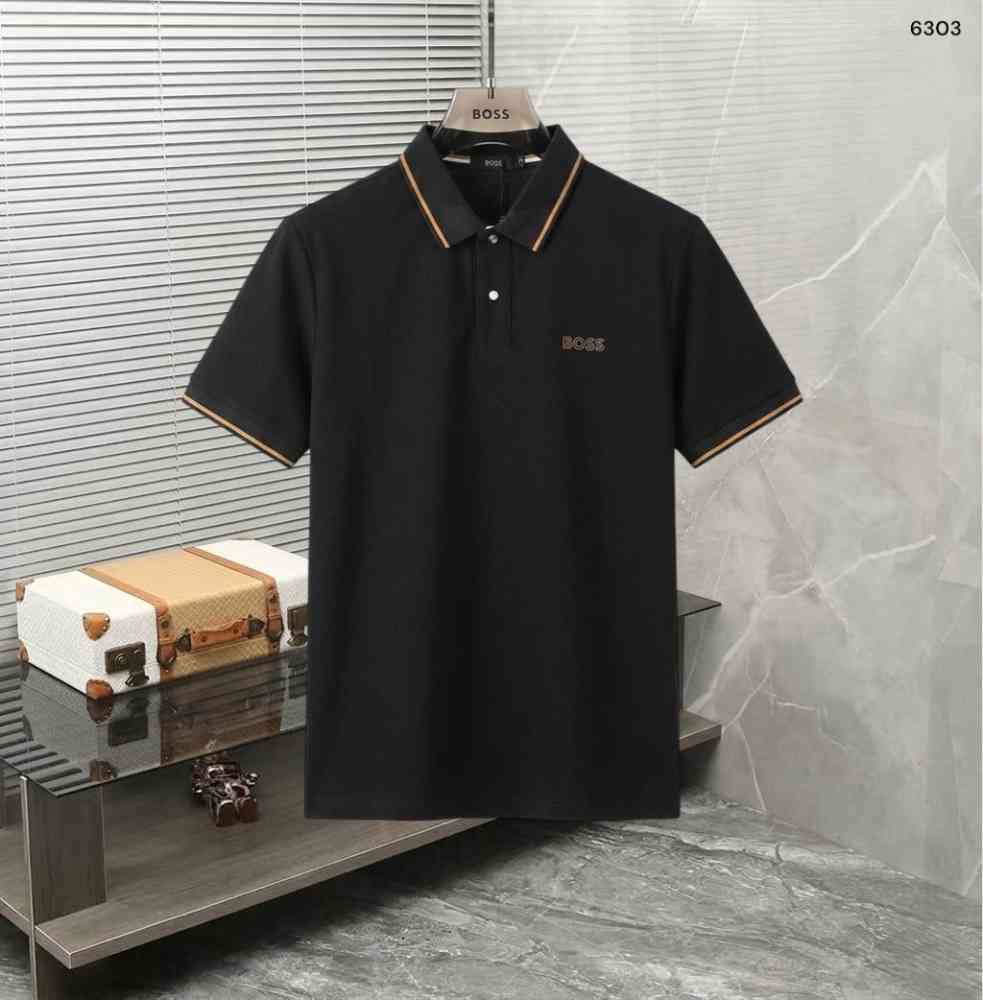 Black Hugo Boss Brown Premium Quality Tees