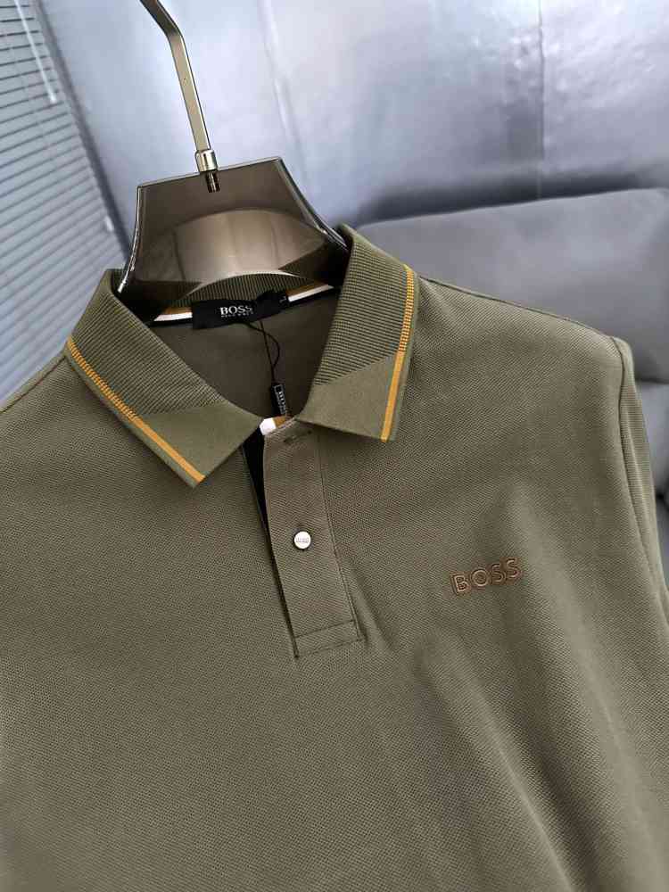 Hugo Boss Green Premium Quality Tees-thumb-2