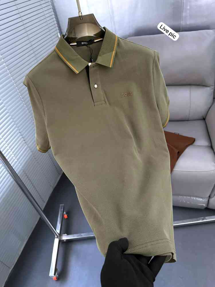Hugo Boss Green Premium Quality Tees-thumb-1