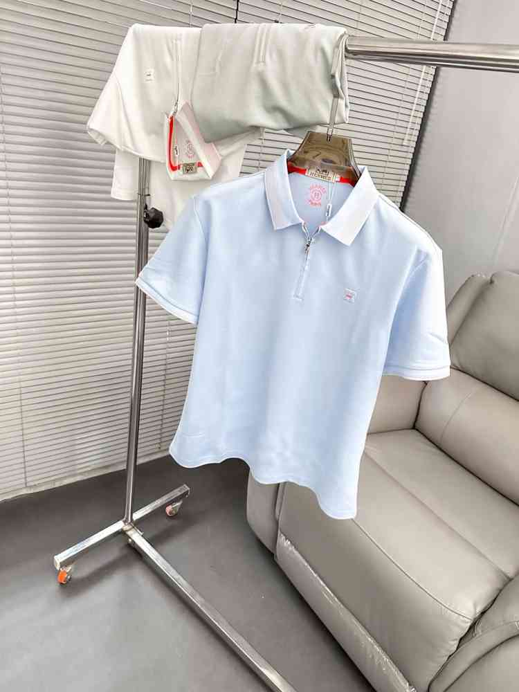 Hermes Sky Blue Premium Quality T-shirt-thumb-2