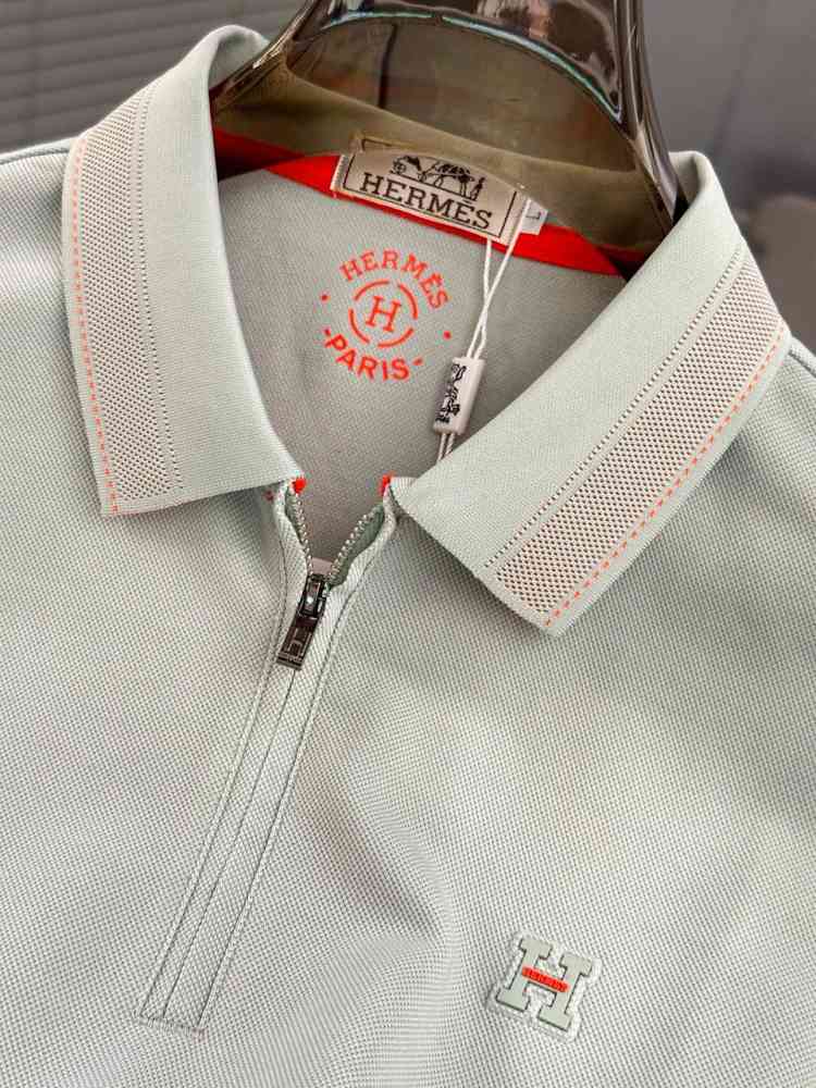 Hermes Grey Premium Quality T-shirt-2