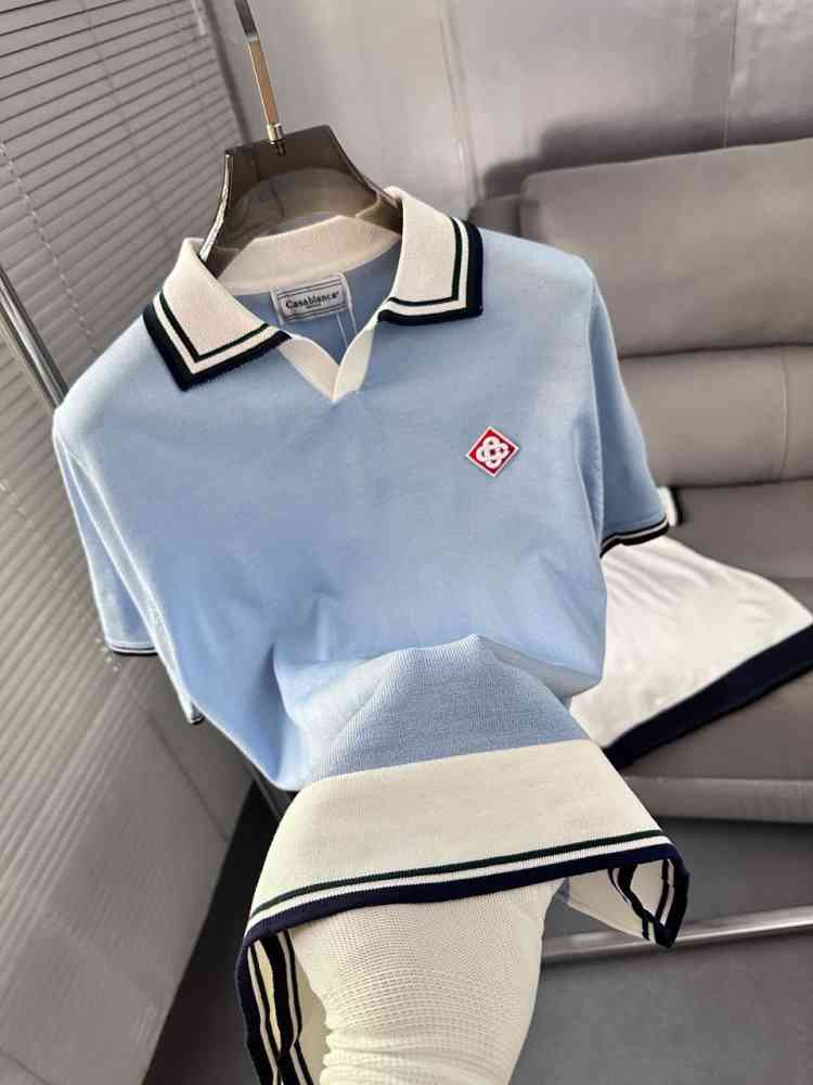 Casablanca Sky Blue Premium Quality T-shirt-thumb-2