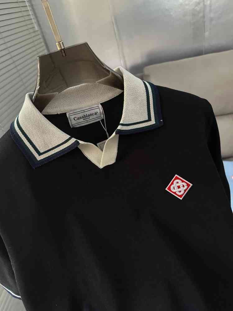 Casablanca Black Premium Quality T-shirt-thumb-3