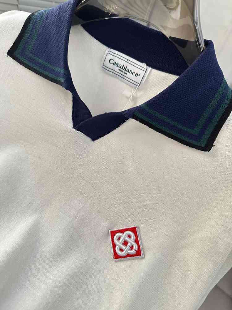 Casablanca White Premium Quality T-shirt-thumb-3