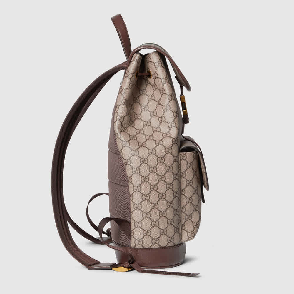 Gucci GG Ophidia Beige Backpack-thumb-4