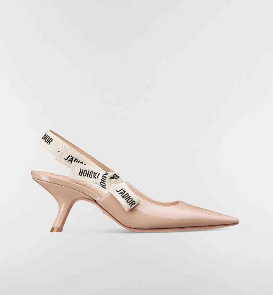 Christian Dior Peach Premium Quality Heels Sandals-thumb-1