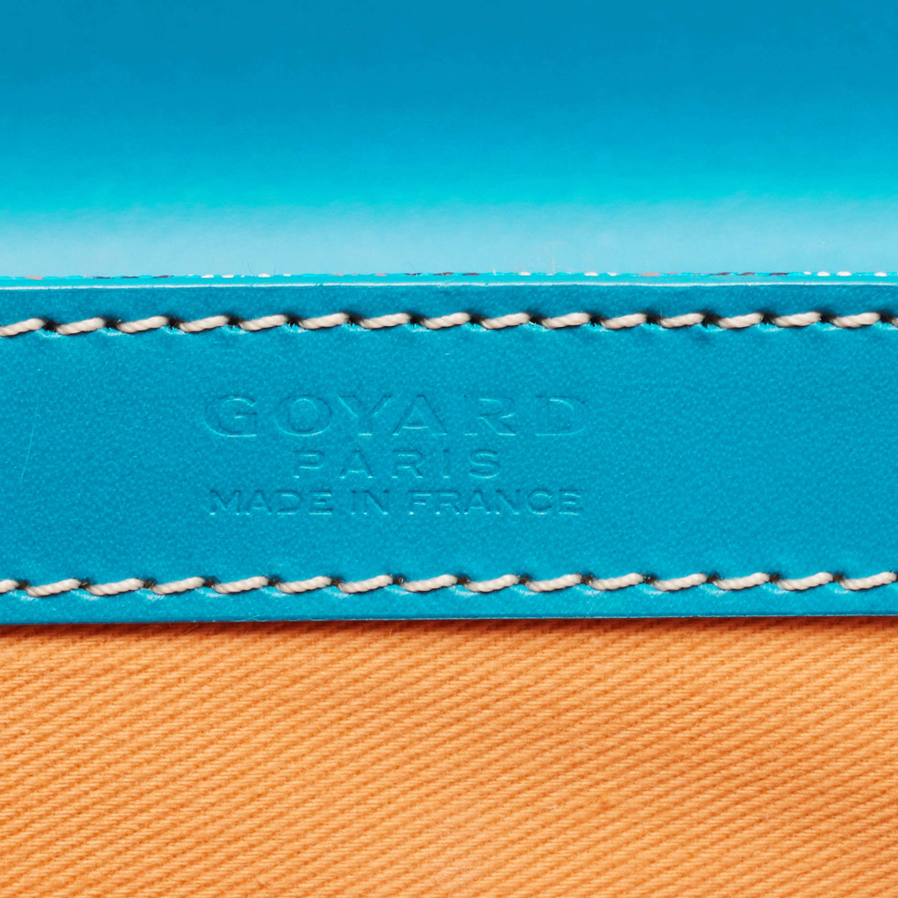 Goyard Saigon PM Small Blue Handbag-4