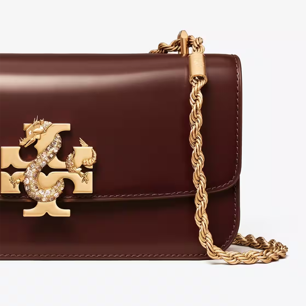 Tory Burch Britten Eleanor Burgundy Sling Bag-2