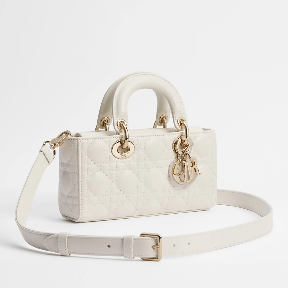 Christian Dior Lady White D-Joy Bag-2