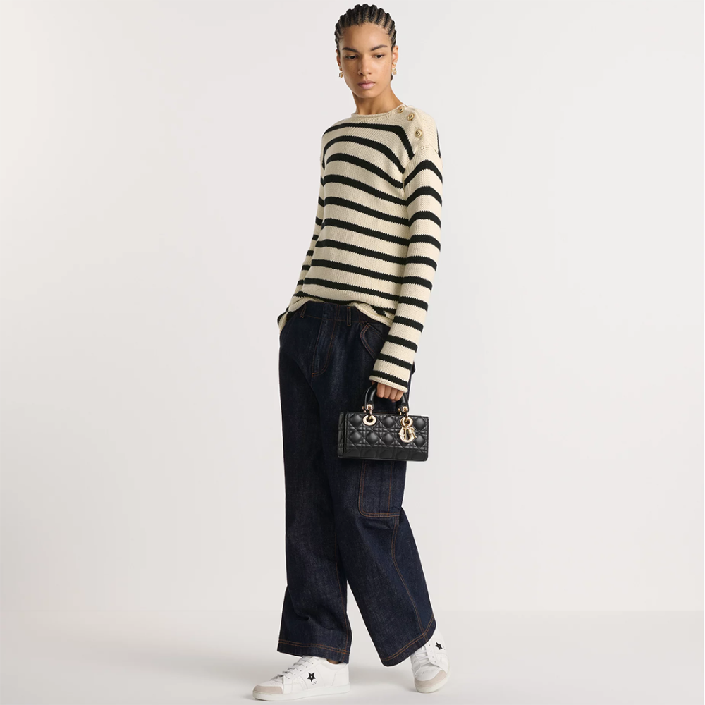 Christian Dior Lady Black D-Joy Bag-thumb-5