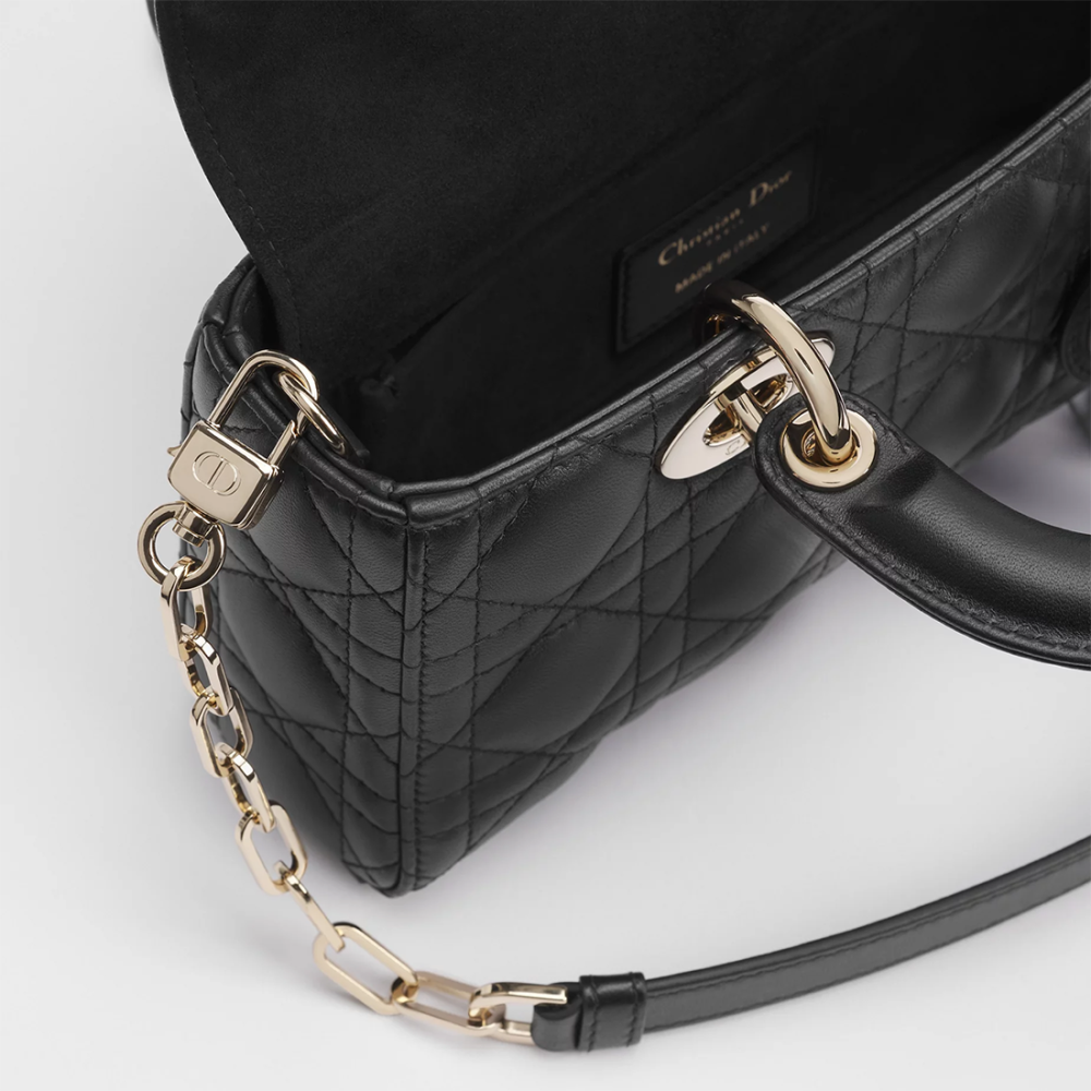 Christian Dior Lady Black D-Joy Bag-thumb-3