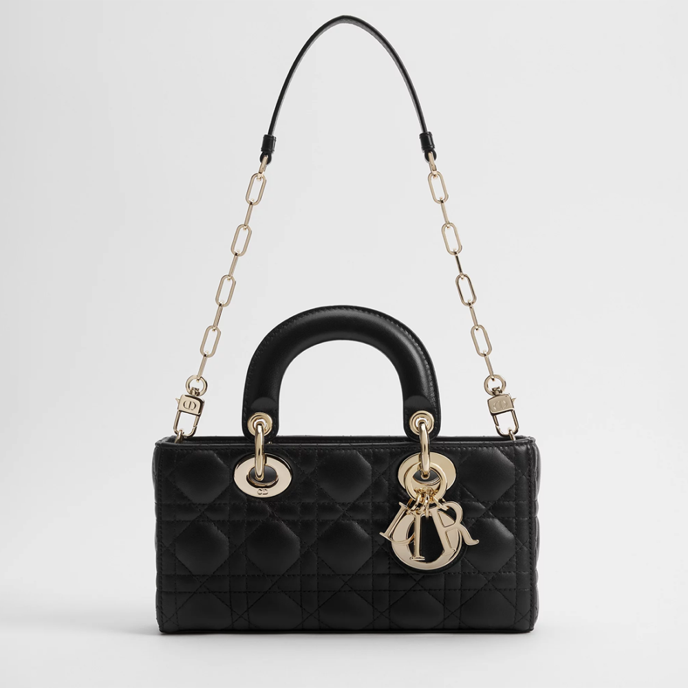 Christian Dior Lady Black D-Joy Bag-thumb-2