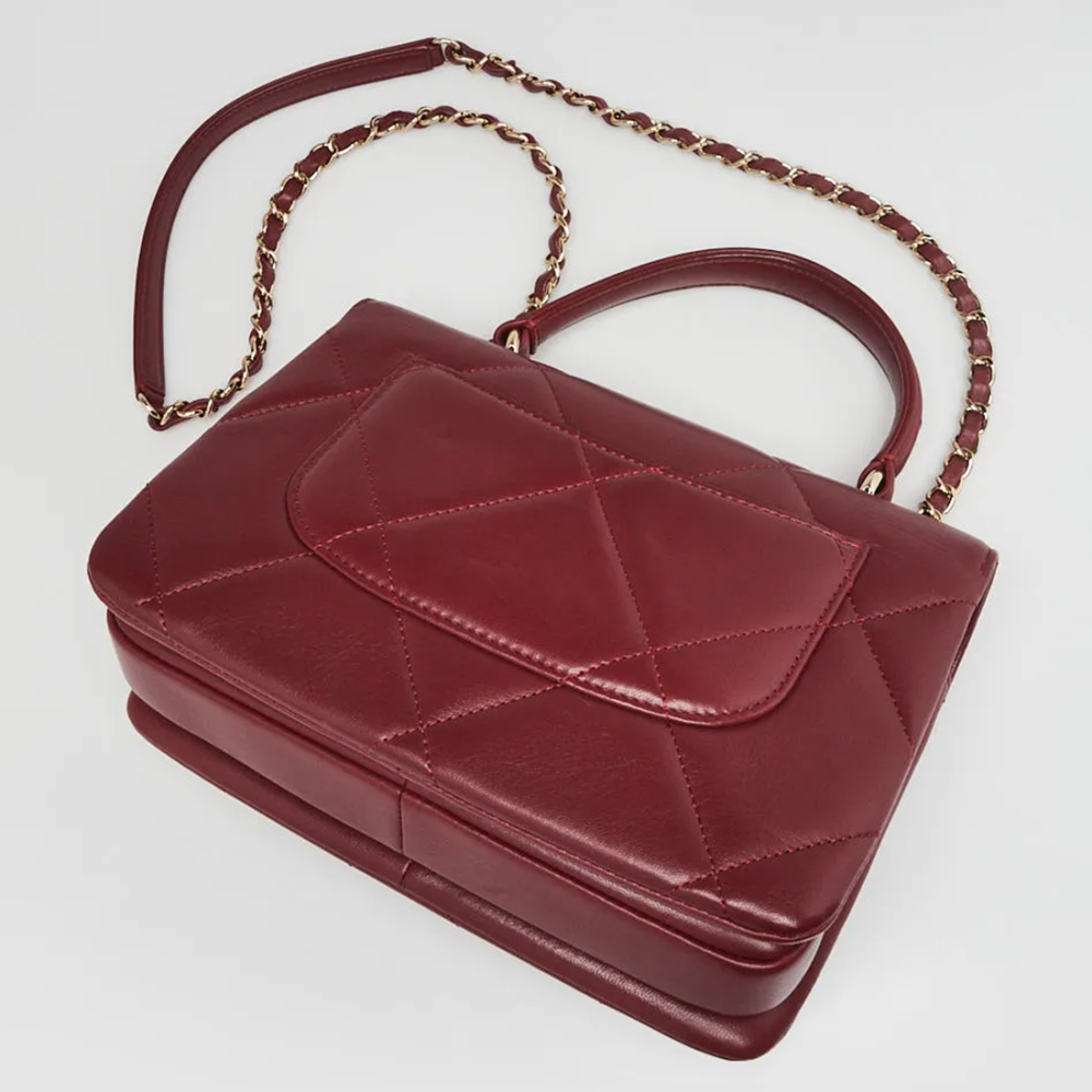Chanel New Trendy CC Top Wine Handle Sling Bag-thumb-3