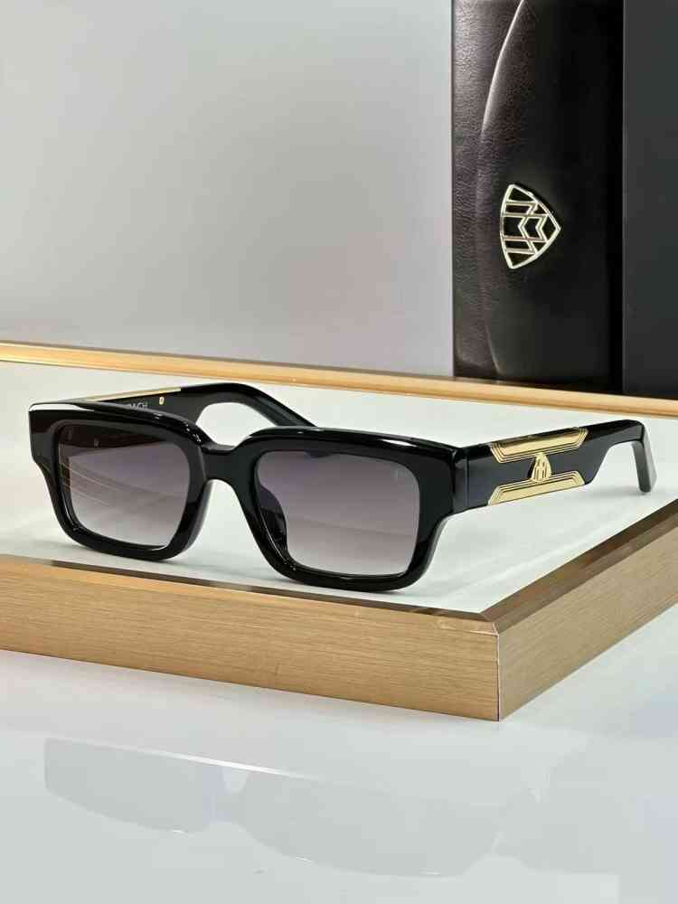 Black Maybach Brown Premium Quality Sunglasses