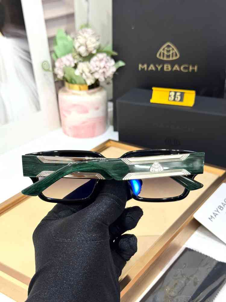 Maybach Green Premium Quality Sunglasses-2