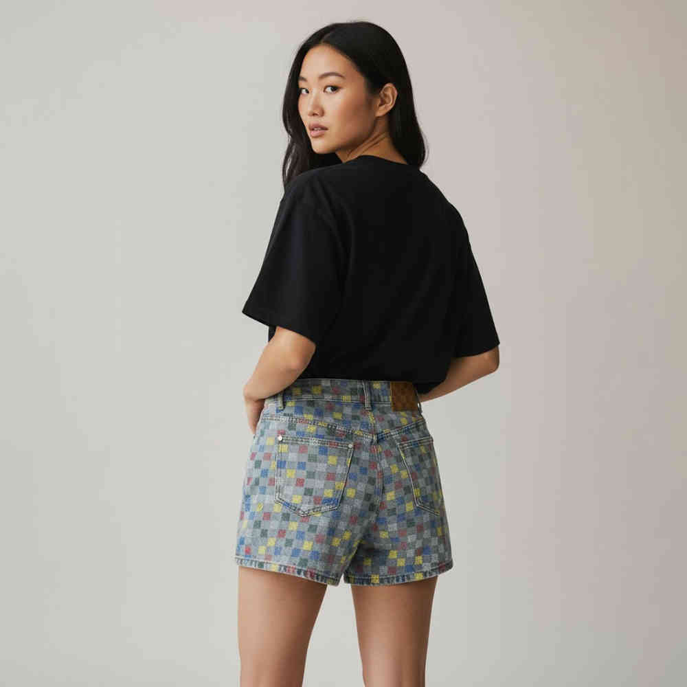 Louis Vuitton Damier Denim Shorts-2
