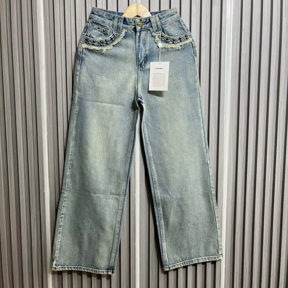 Chanel Relaxed Fit Denim for Women-thumb-1