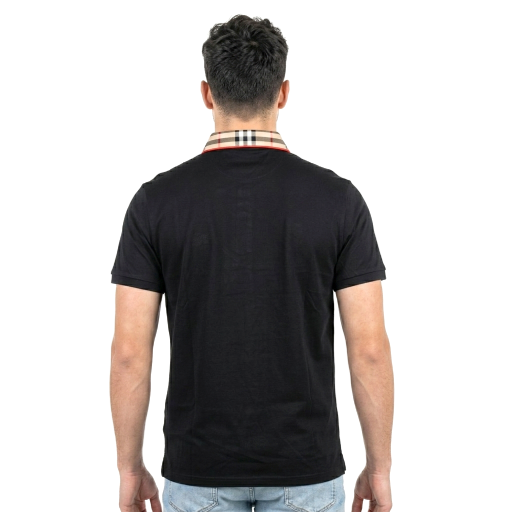 Burberry Black Premium Luxury Polo T-shirt-1