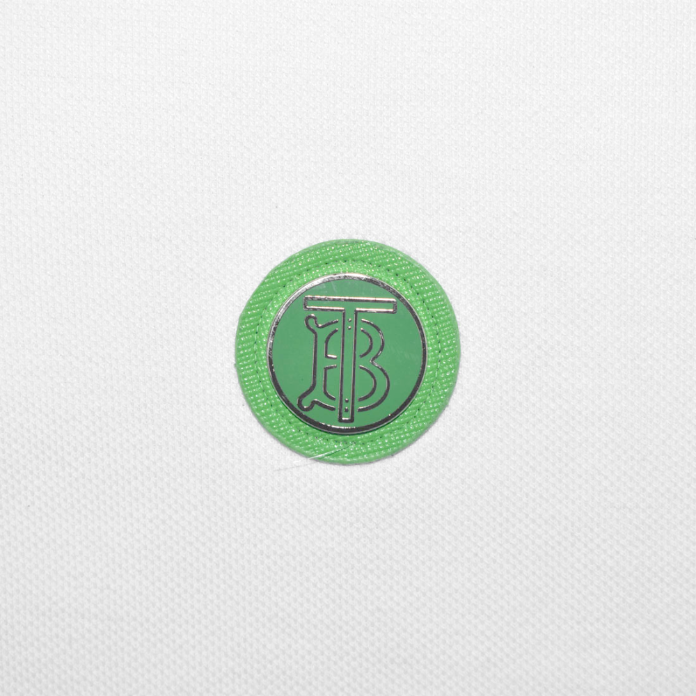 Burberry White Premium Quality Polo Tees-4