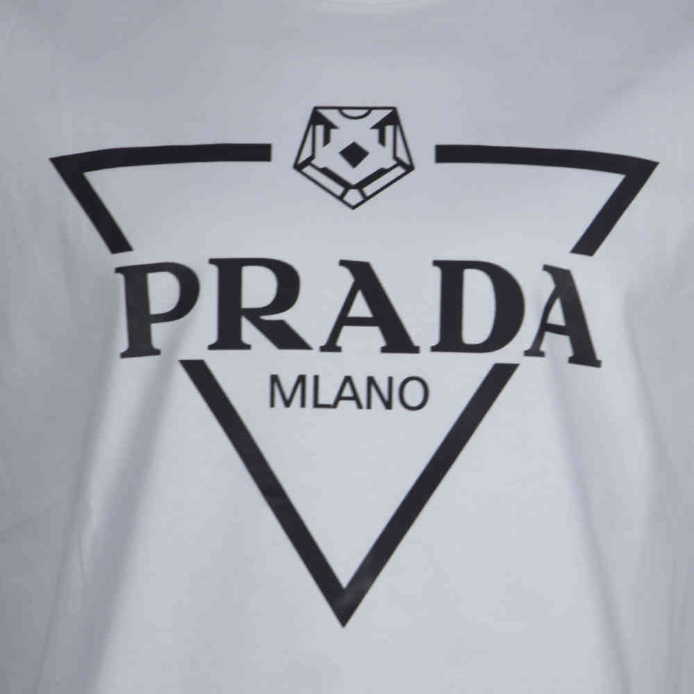 Prada Milano Print Premium Quality T-shirt-thumb-3