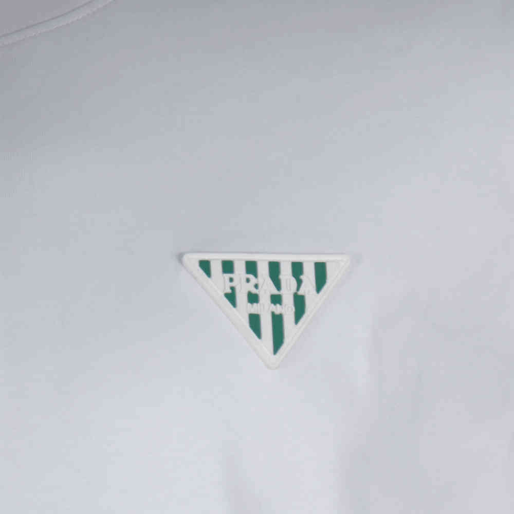 Prada White Premium Quality Tees-3