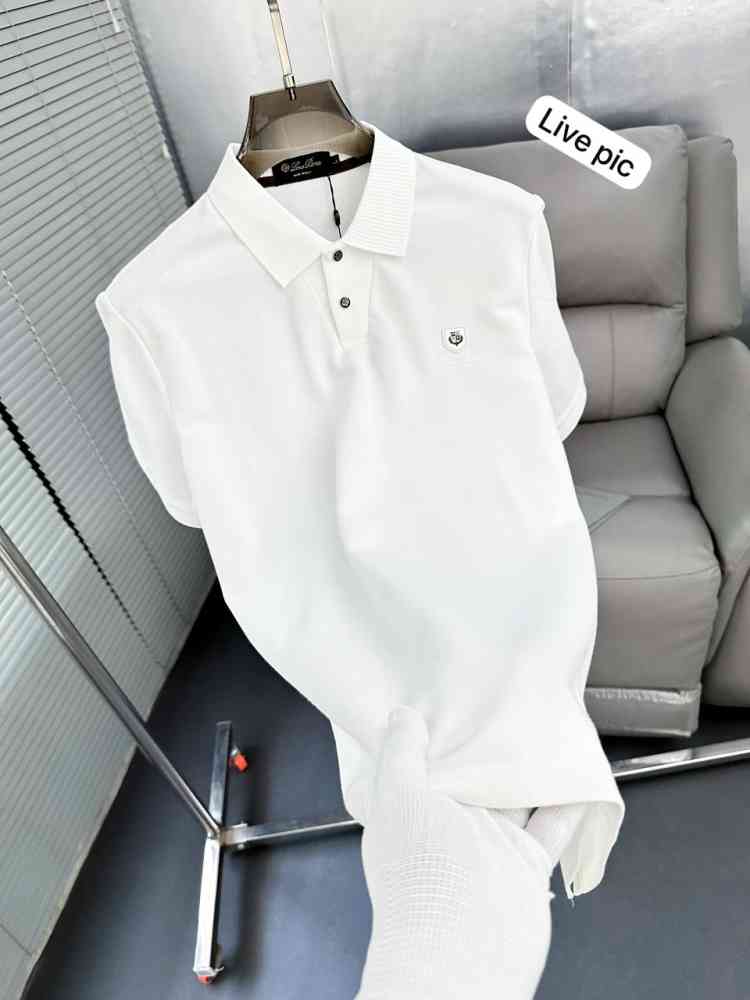 Loro Piana White Premium Quality T-Shirt-thumb-2