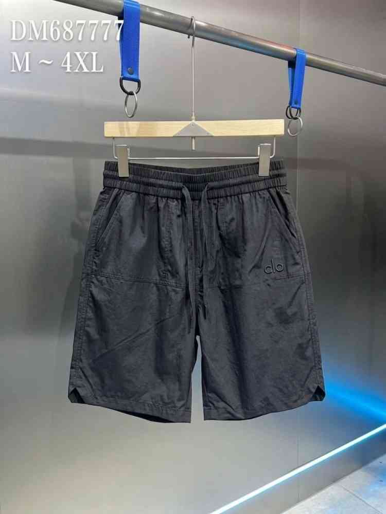 Alo Black Premium Quality Men's Shorts-1