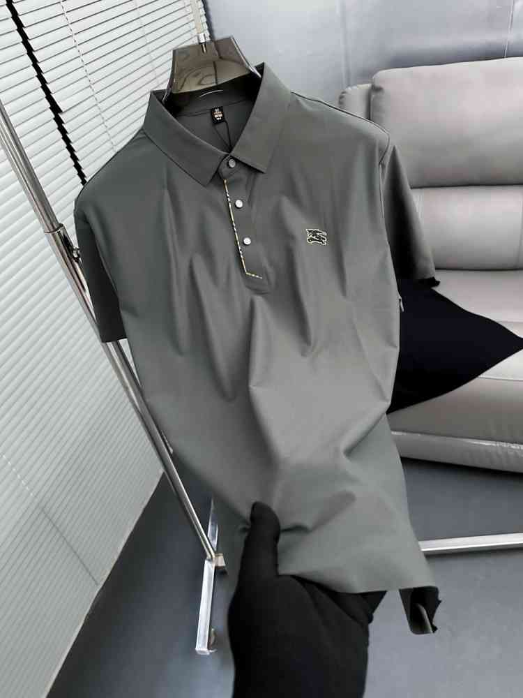 Burberry Green Premium Exclusive Polo T-shirt-thumb-1