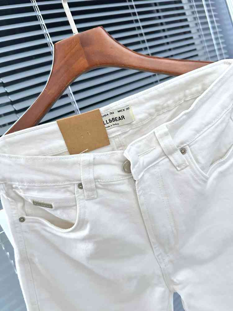 Pull & Bear White Premium Quality Jeans-thumb-3