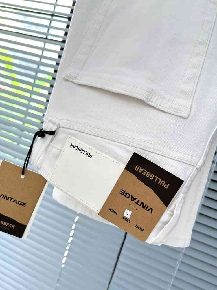 Pull & Bear White Premium Quality Jeans-thumb-6