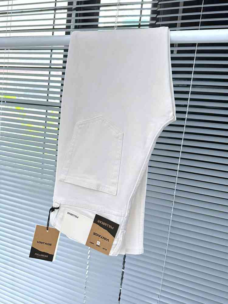 Pull & Bear White Premium Quality Jeans-thumb-7