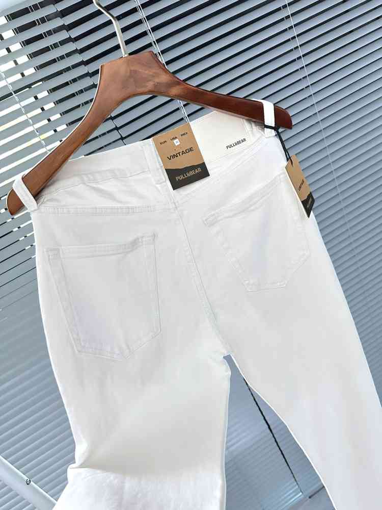 Pull & Bear White Premium Quality Jeans-thumb-12