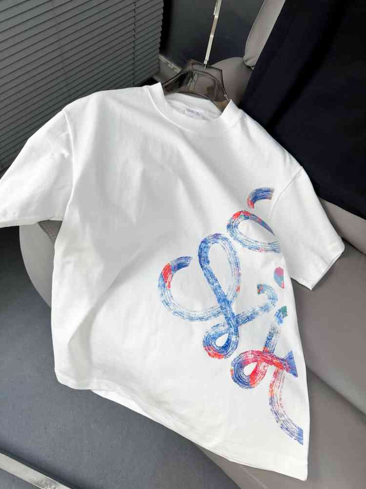 Loewe White Premium Quality T-shirt-thumb-2