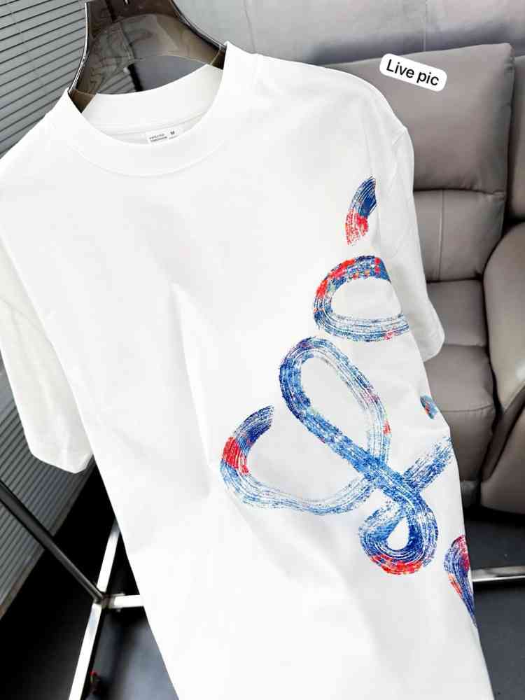 Loewe White Premium Quality T-shirt-thumb-4