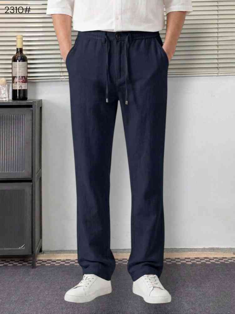 Blue Loro Piana Grey Premium Quality Pants