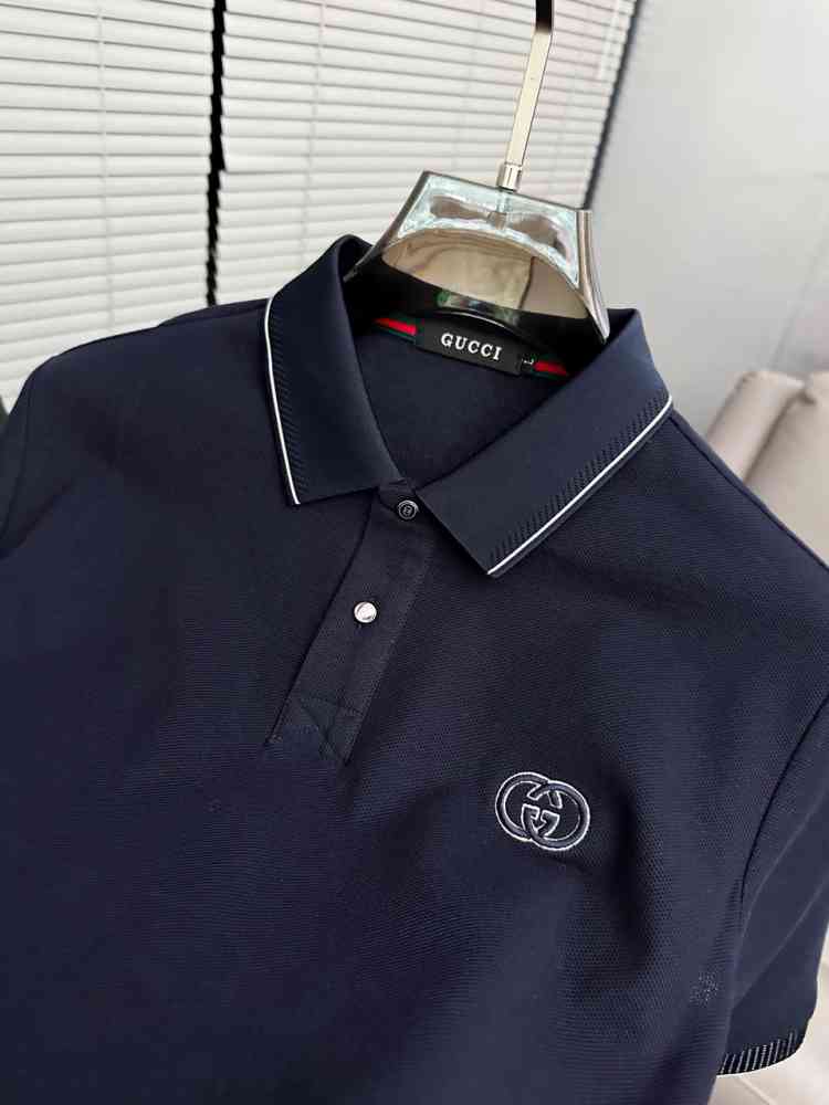 Gucci Blue Premium Quality Polo T-shirt-thumb-2