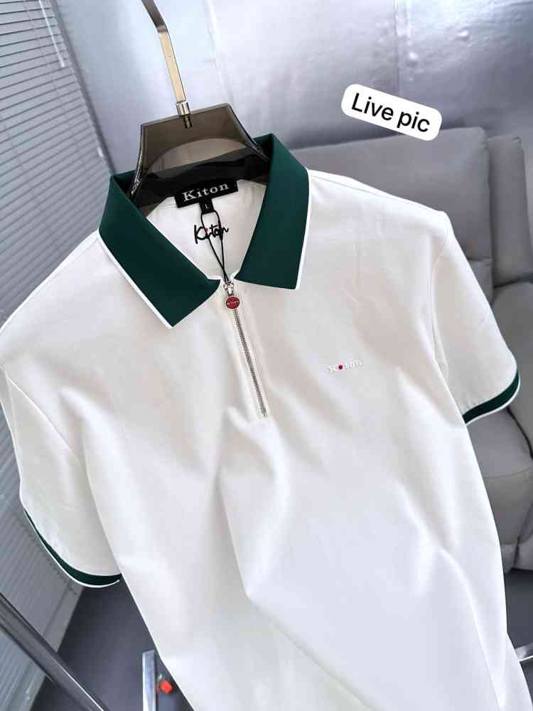 Kiton Piana White Premium Quality T-Shirt-2