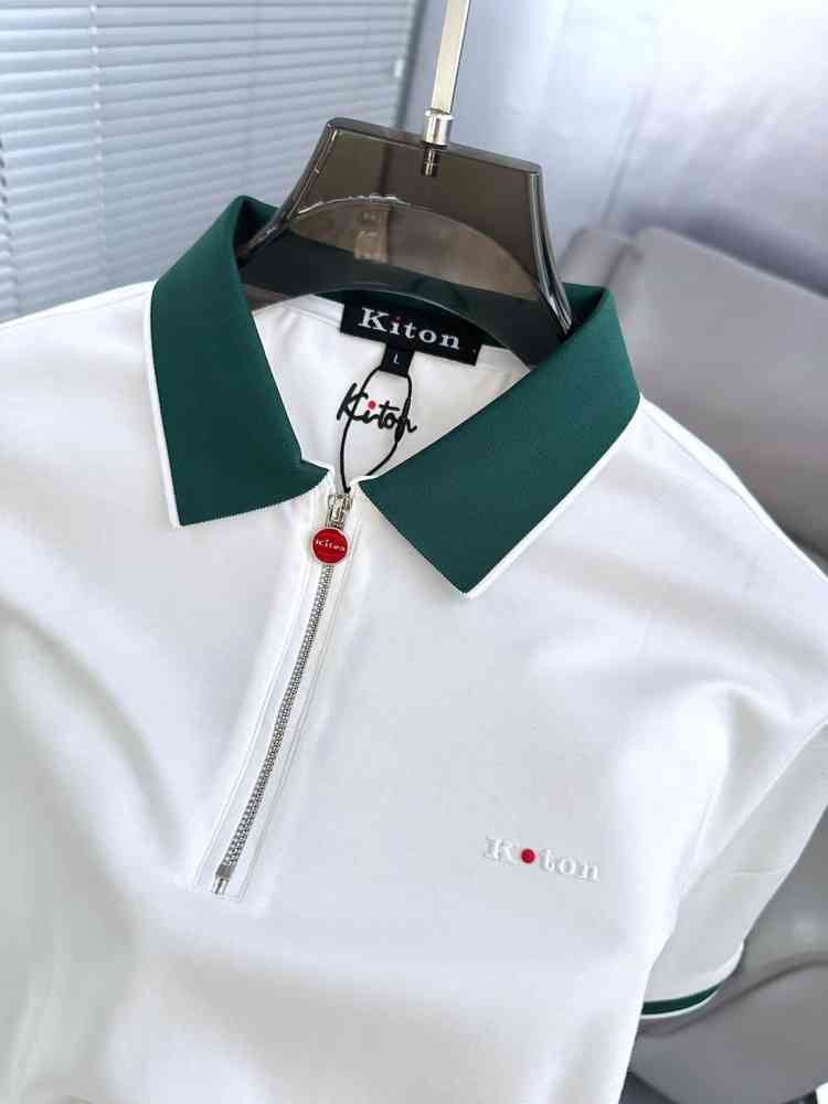 Kiton Piana White Premium Quality T-Shirt-3