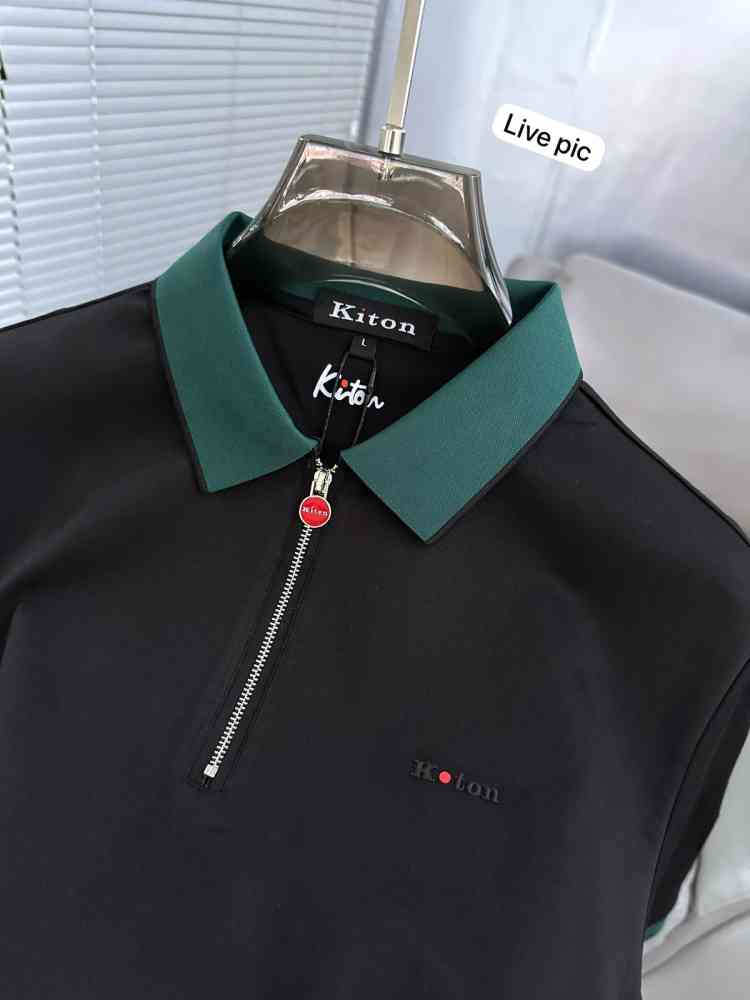 Kiton Piana Black Premium Quality T-Shirt-thumb-2