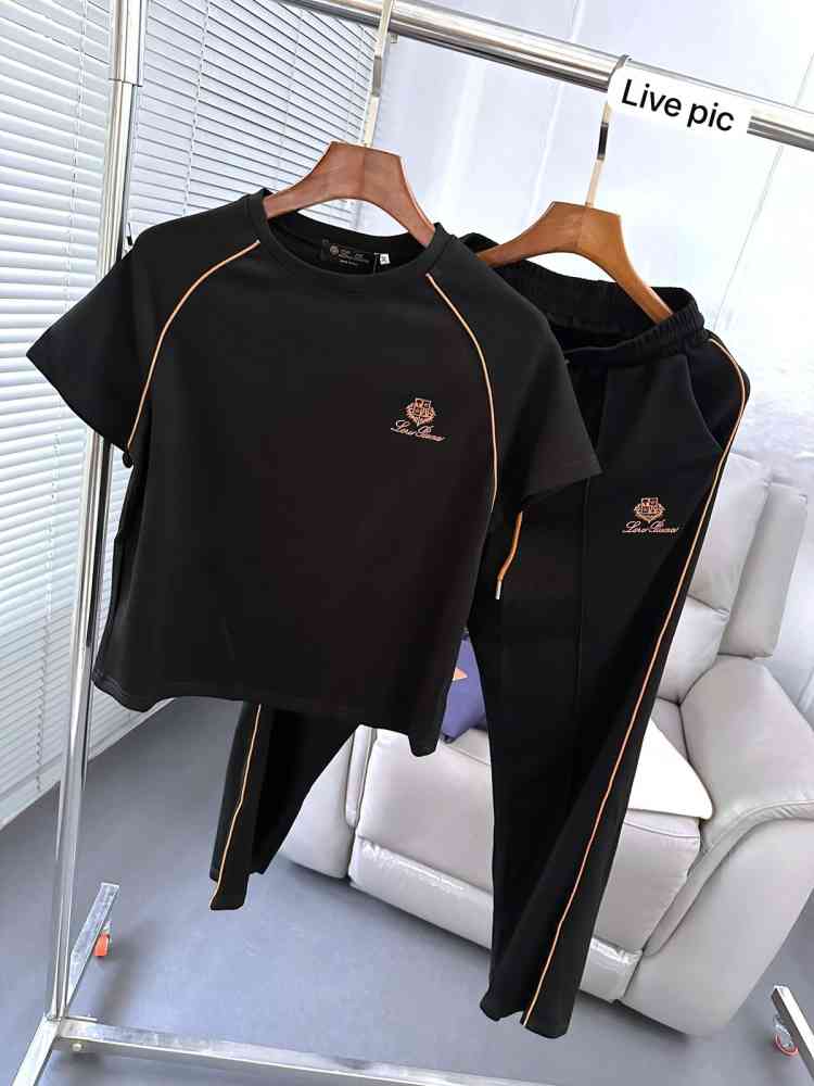 Loro Piana Black Premium Quality Co-ord Set-1