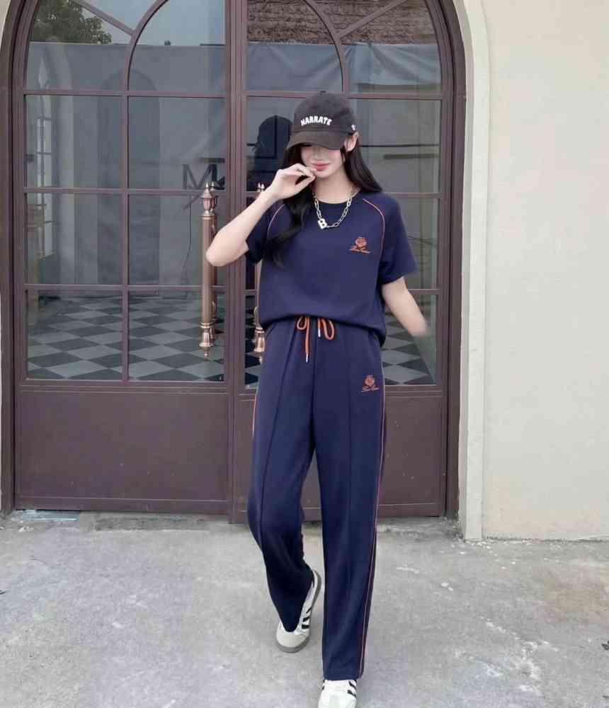 Blue Loro Piana Black Premium Quality Co-ord Set