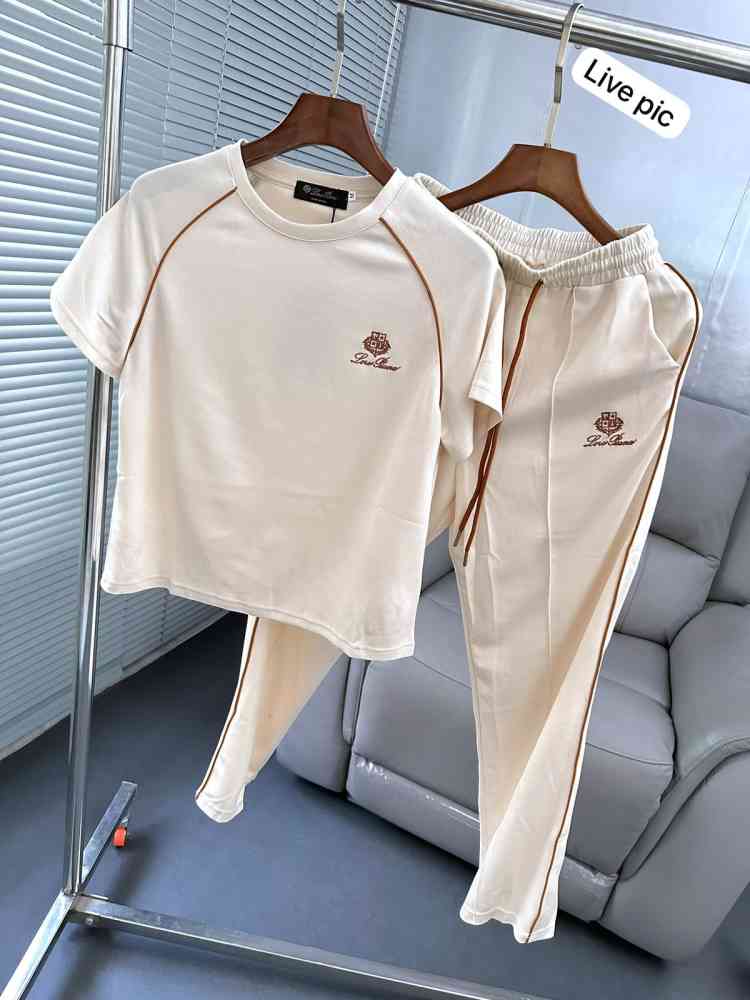 Loro Piana Cream Premium Quality Co-ord Set-thumb-1