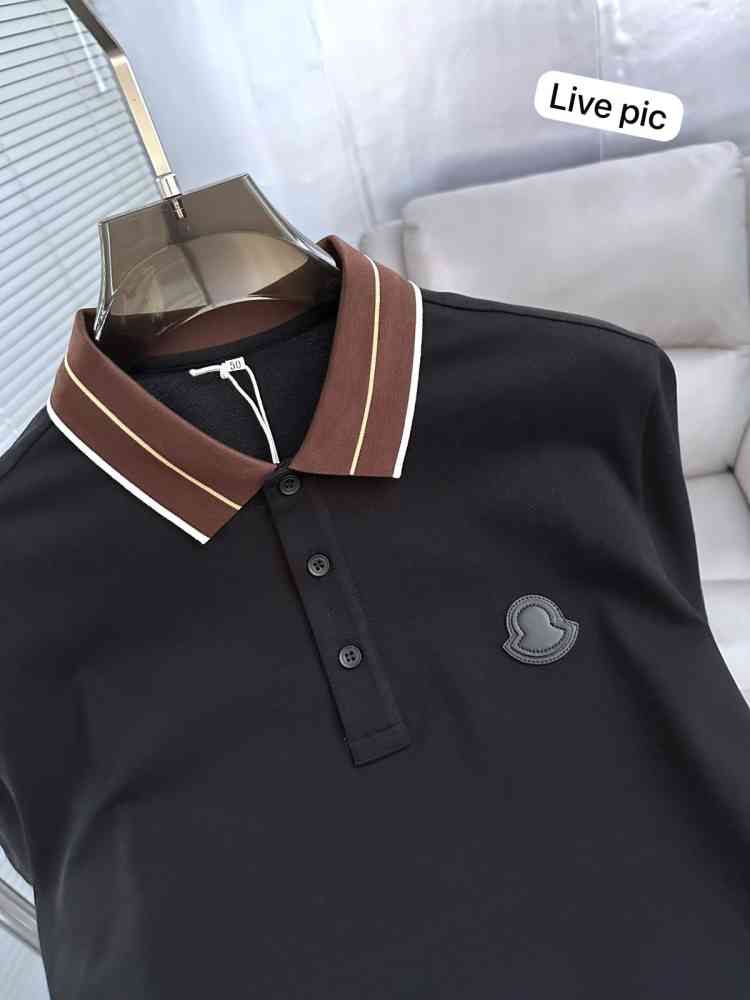 Moncler Black Premium Quality T-shirt-thumb-3