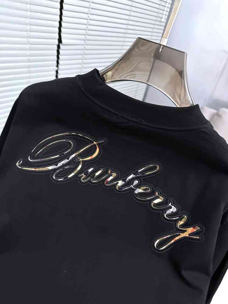 Burberry Black Premium Exclusive Polo T-shirt-4