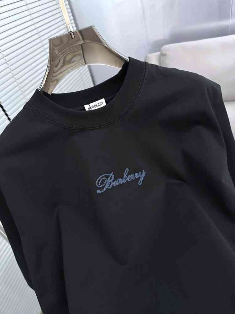 Burberry Black Premium Exclusive Polo T-shirt-3